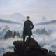 The original: “Wanderer above the Sea of Fog” 1818 by Caspar David Friedrich